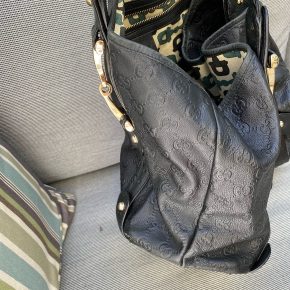 Beautiful Gucci handbag with braided handles - Picture 4 of 7